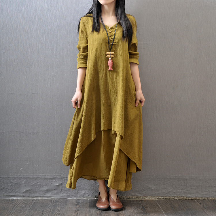 Fashion Ethnic Indian Clothing - Sukienka indyjska kobiety Kurties pakistańskie Vintage