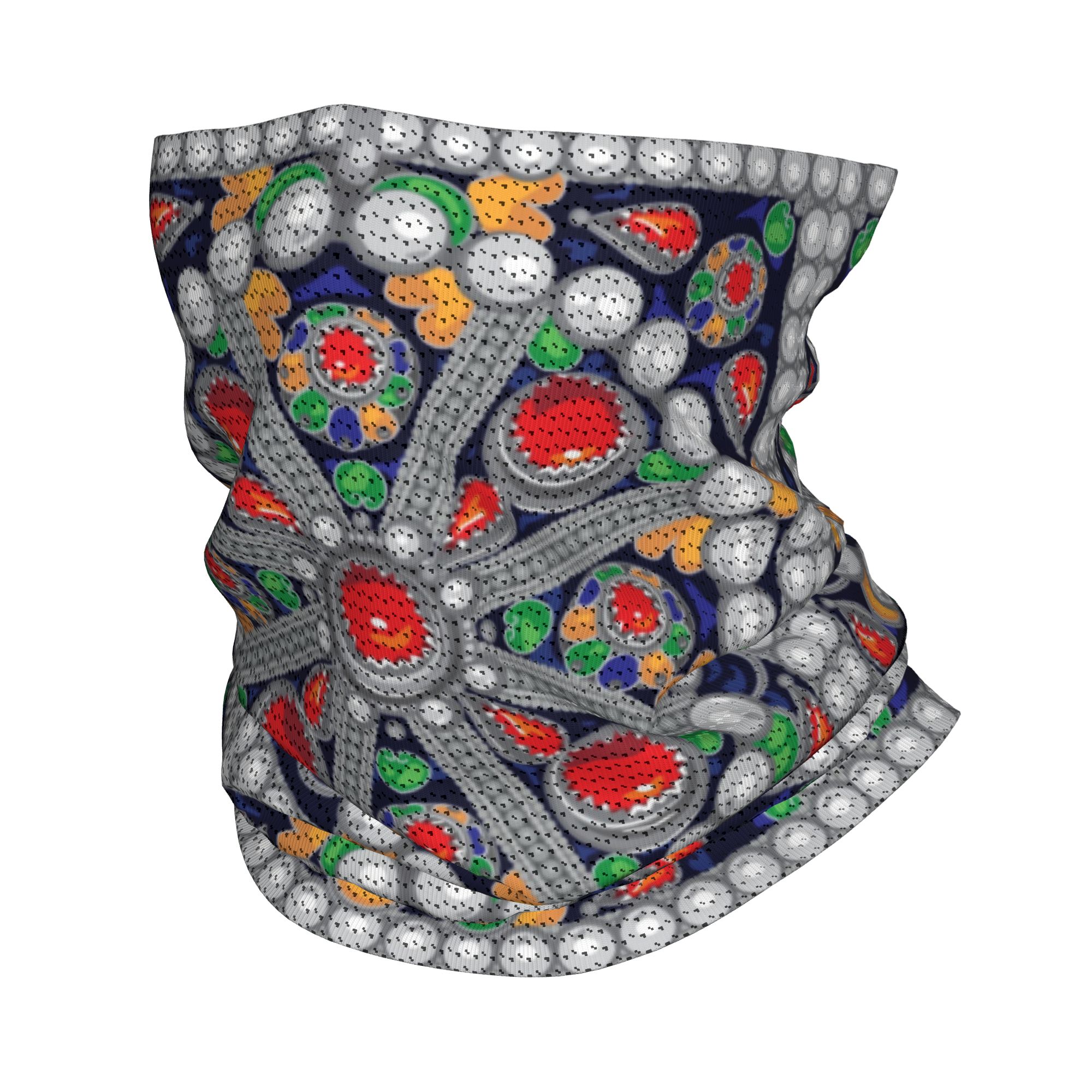 Ethnic Fashion Men - Niestandardowa bandana Tafzimth Kabyle Fibula, zimowy