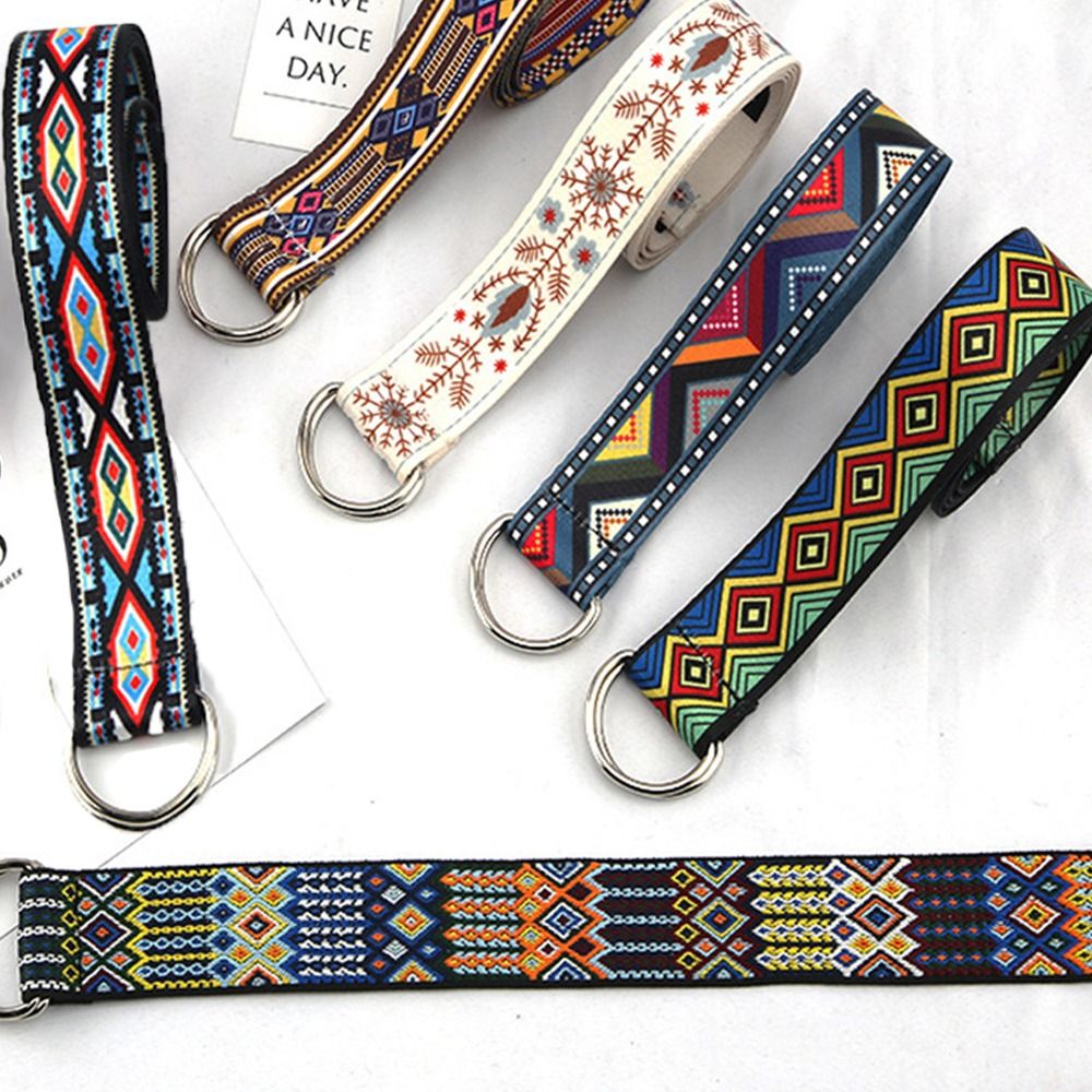 Men'S Ethnic Fashion Trends - Kobiety mężczyźni nylonowe plecione płótno podwójny