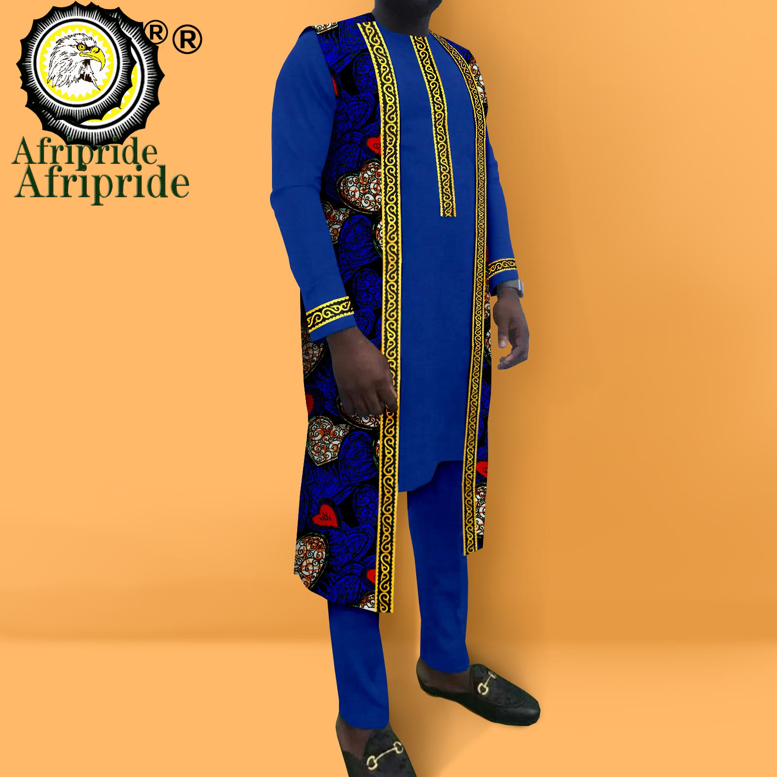 Dashiki Shirt Men - Afrykańskie ubrania dla mężczyzn drukuj kurtki