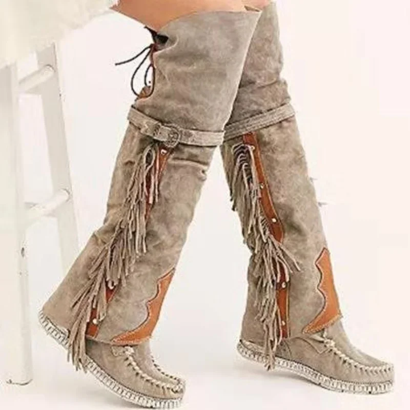 Ethnic And Fashion - Modne botki damskie w stylu bohemy