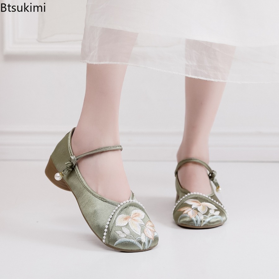 Ethnic And Fashion - Modne haftowane buty damskie w stylu