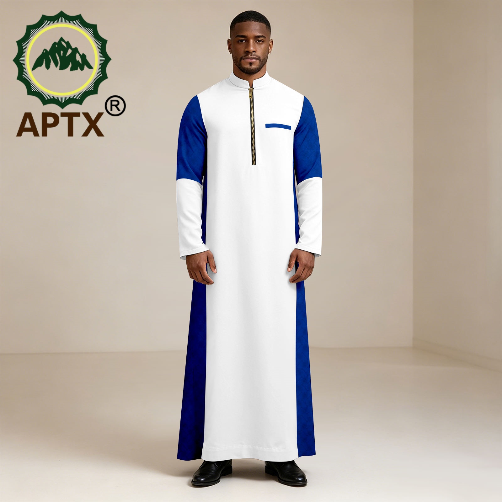 Dashiki Shirt Men - Afrykańskie ubrania męskie Kaftan Thobe ze