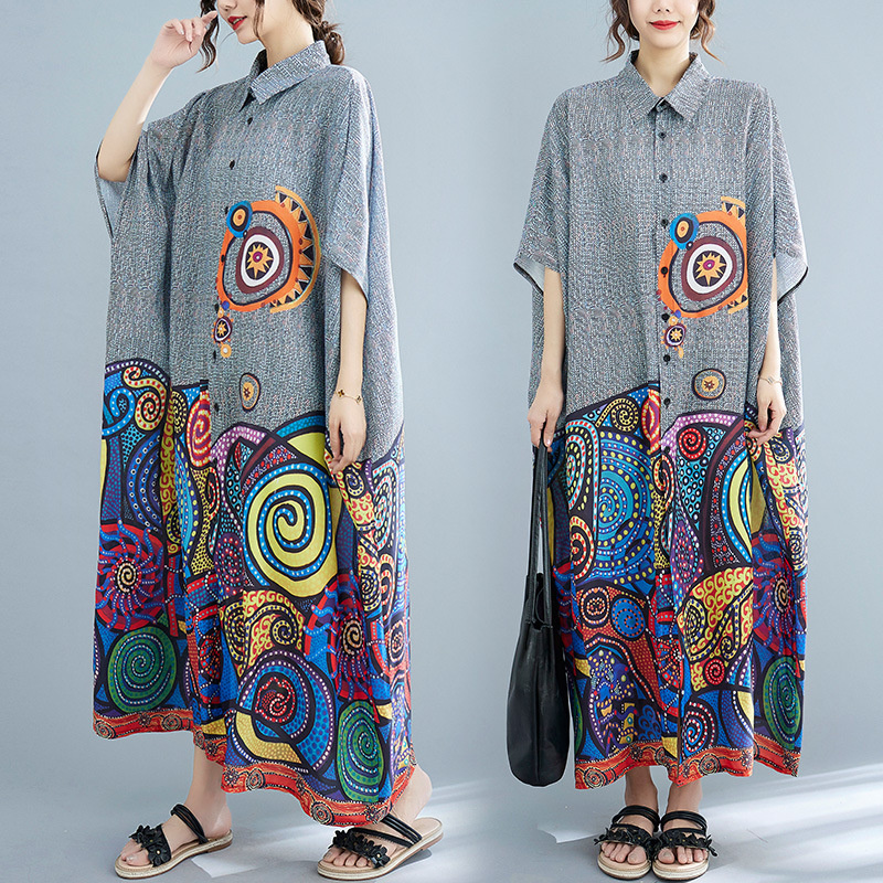 Fashion Ethnic Indian Clothing - Indyjska pakistańska sukienka kobiety styl Boho