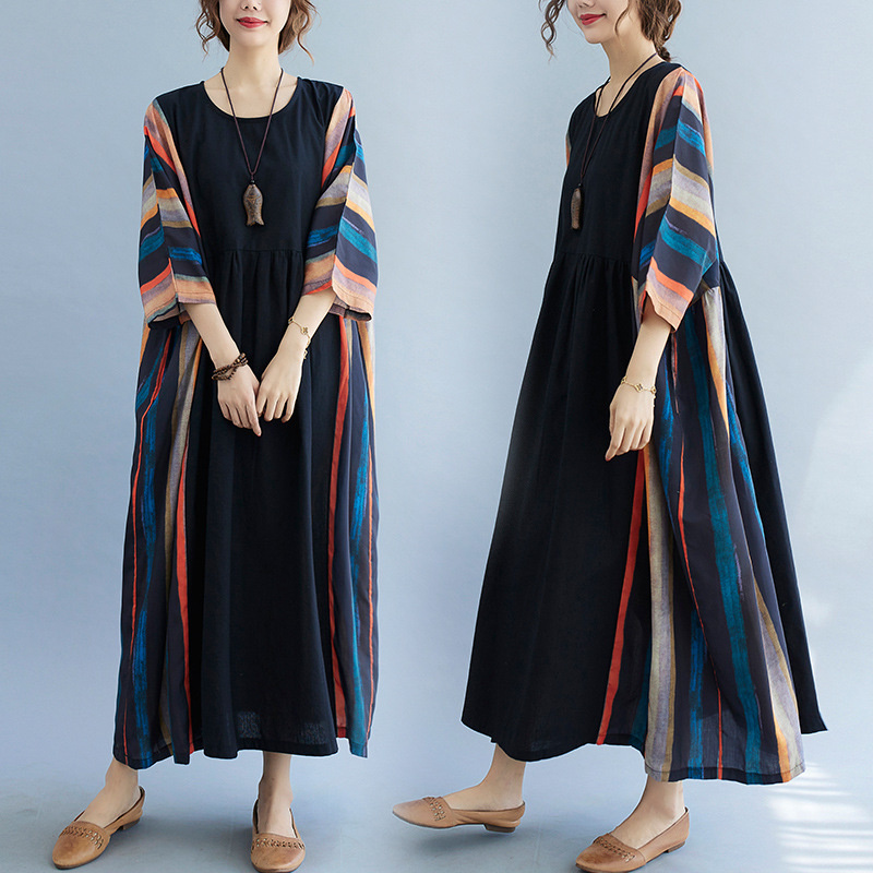 Fashion Ethnic Indian Clothing - Indyjska pakistańska sukienka damska styl boho