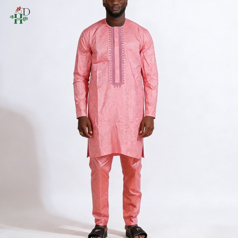 Dashiki Shirt Men - H&D 2026 Afrykańskie Ubrania Męskie Tradycyjne
