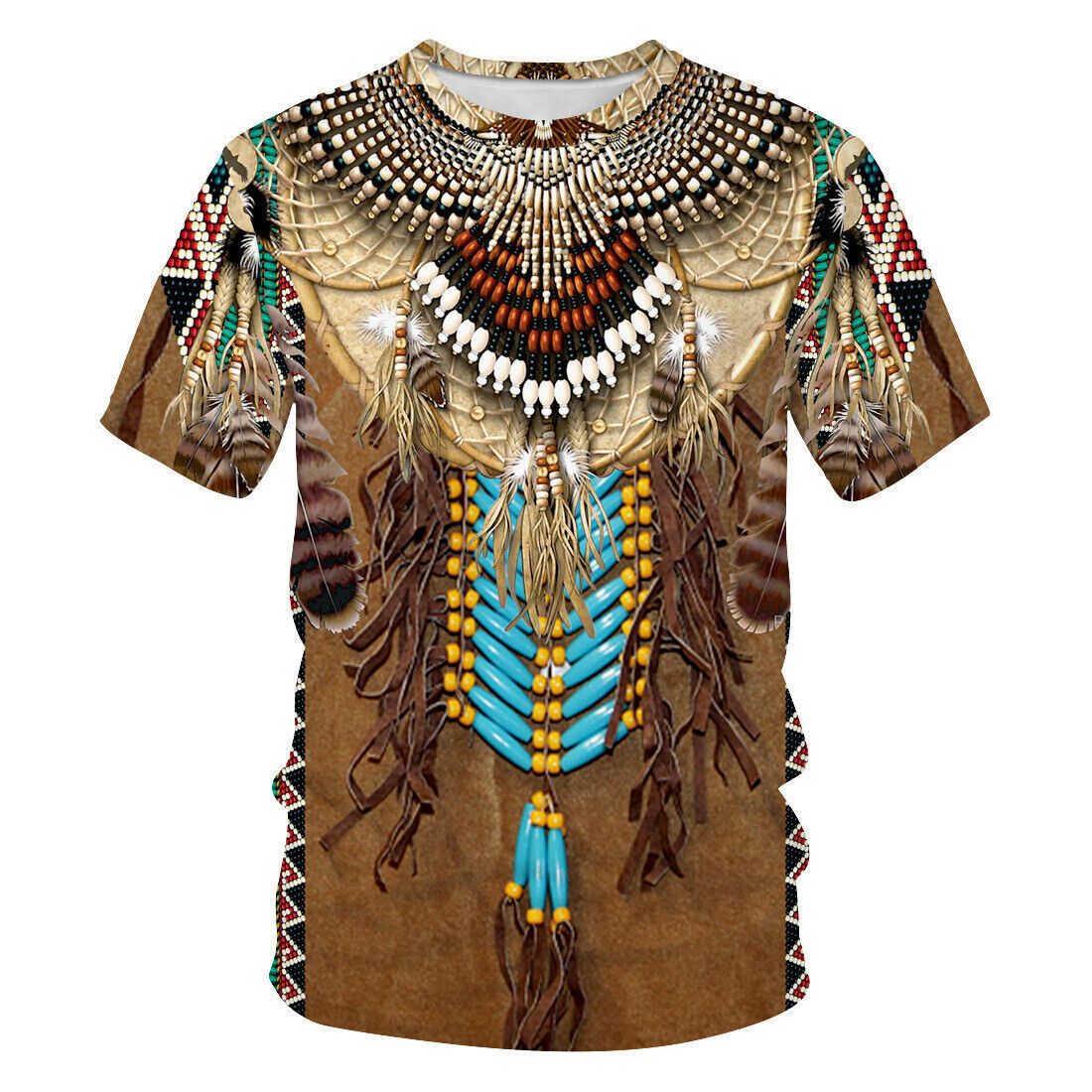 Fashion Ethnic Indian Clothing - Koszulki z nadrukiem 3D w stylu