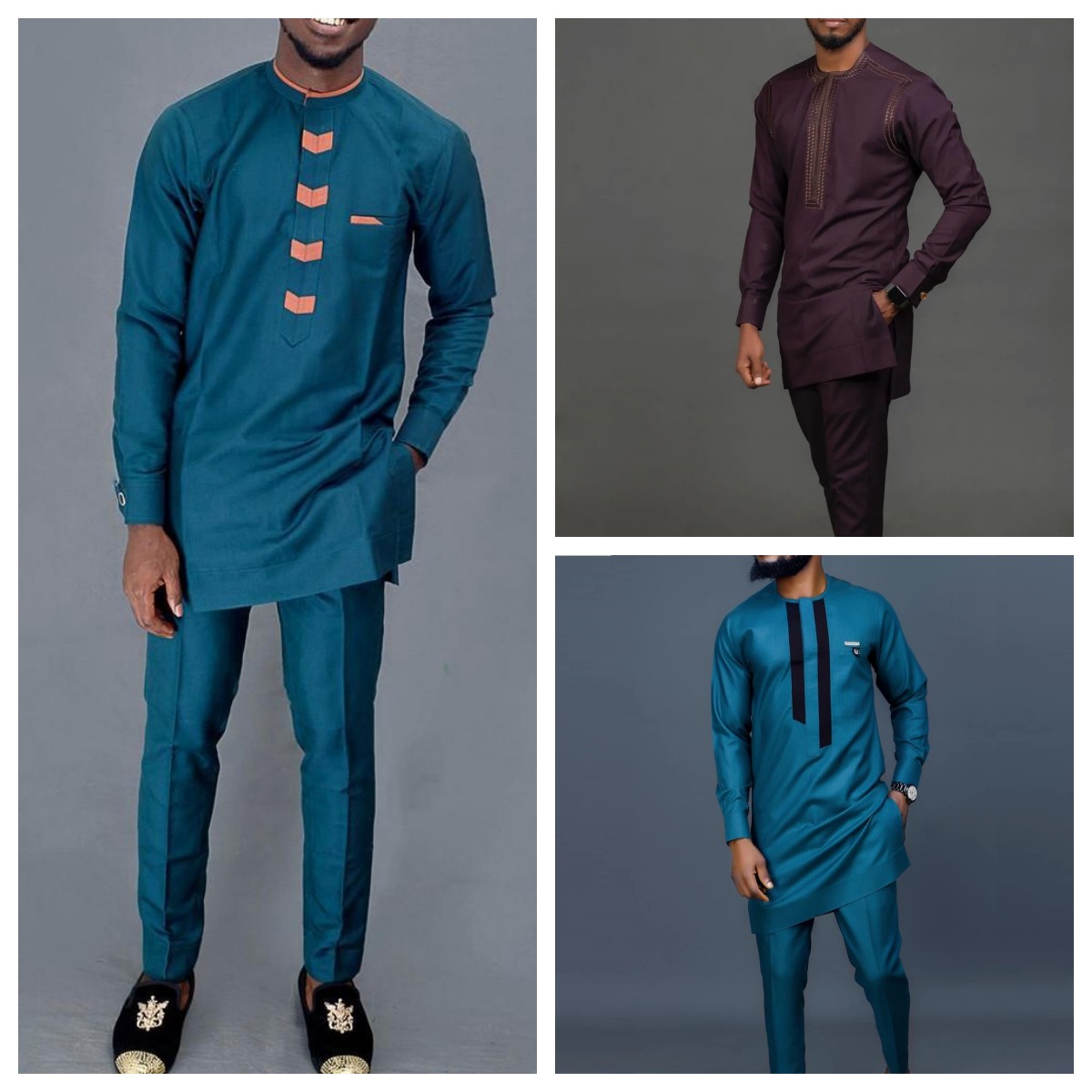 Dashiki Shirt Men - Nowy 2-częściowy luksusowy afrykański tradycyjny odzież