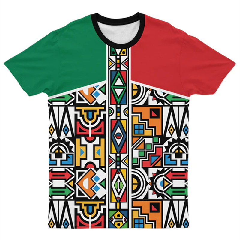 Afryka etniczne koszulki afryk – Dashiki Shirt Men recenzja i cena