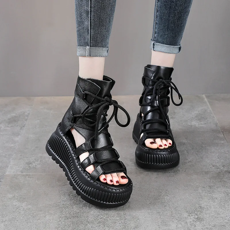 Botki damskie ze skóry natural – Ethnic And Fashion recenzja i cena