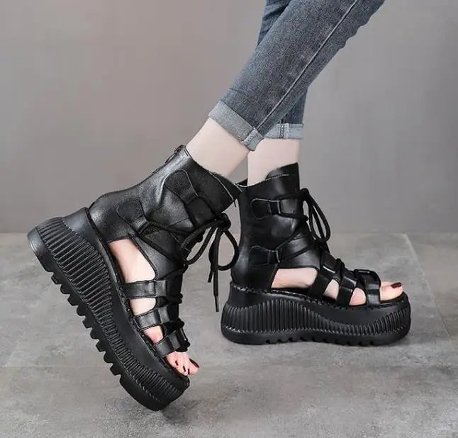 Botki damskie ze skóry natural – Ethnic And Fashion recenzja i cena