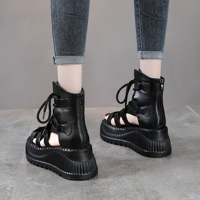 Botki damskie ze skóry natural – Ethnic And Fashion recenzja i cena