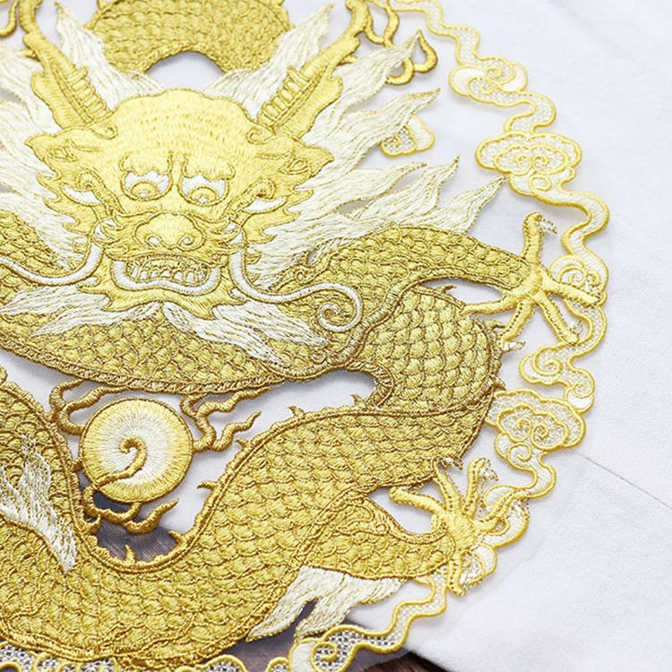 Okrągła naszywka z tkaniny ze  – Ethnic Fashion Men recenzja i cena