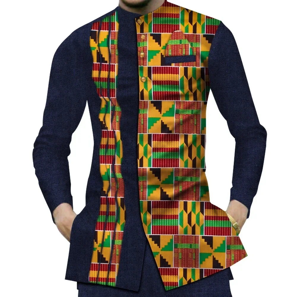 Casual 100% bawełna męska odzi – Dashiki Shirt Men recenzja i cena