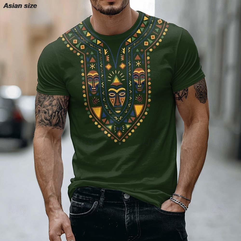 Męska koszulka z afrykańską ma – Dashiki Shirt Men recenzja i cena