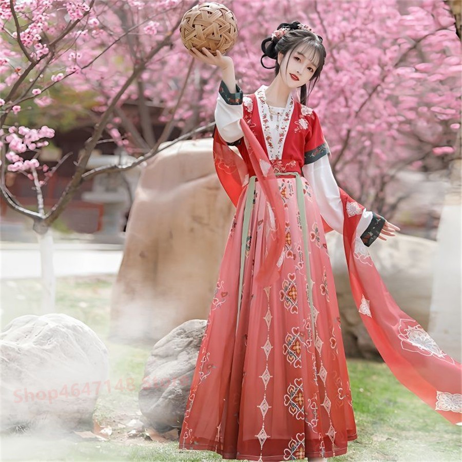 Hanfu Chińskie Tradycyjne Stro – Ethnic Dress Fashion Show recenzja i cena