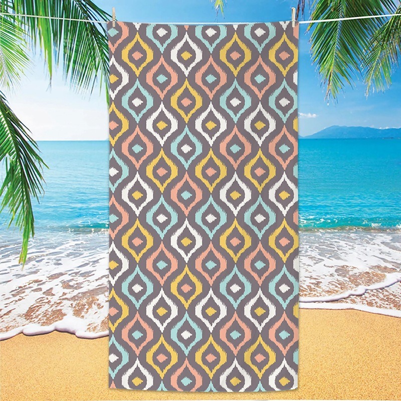 Vintage etniczny ręcznik kąpie – Ikat Woven Fabric recenzja i cena