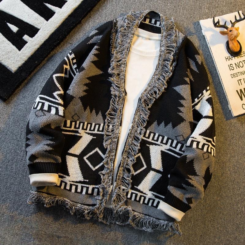 Męski sweter rozpinany z dzian – Men'S Ethnic Fashion Trends recenzja i cena