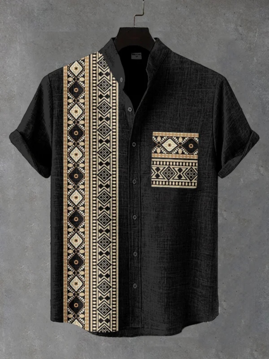 Męska koszula z krótkim rękawe – Men'S Ethnic Fashion Trends recenzja i cena