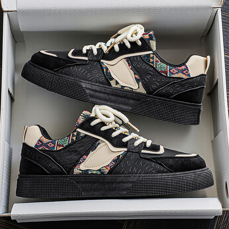 Męskie sneakersy vintage z pat – Ethnic Fashion Men recenzja i cena