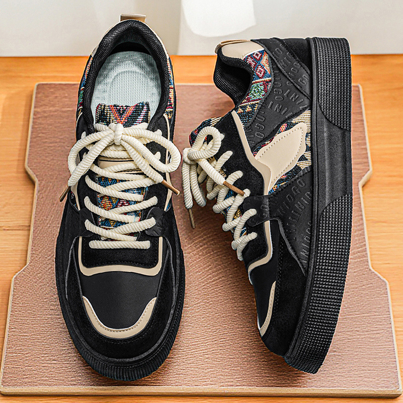 Męskie sneakersy vintage z pat – Ethnic Fashion Men recenzja i cena