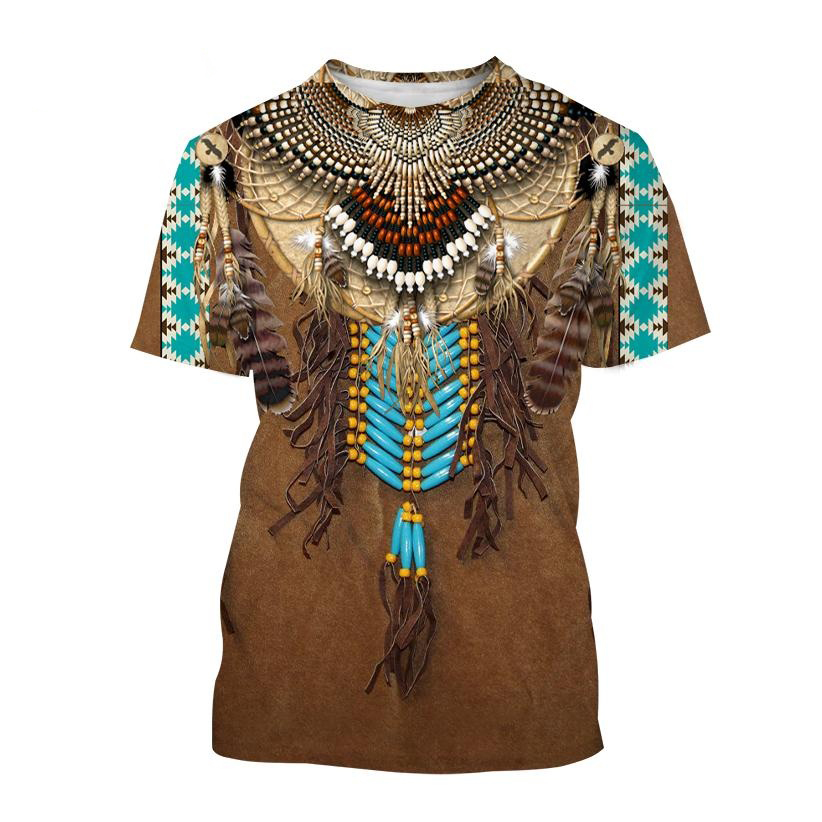 Koszulki z nadrukiem 3D w styl – Fashion Ethnic Indian Clothing recenzja i cena