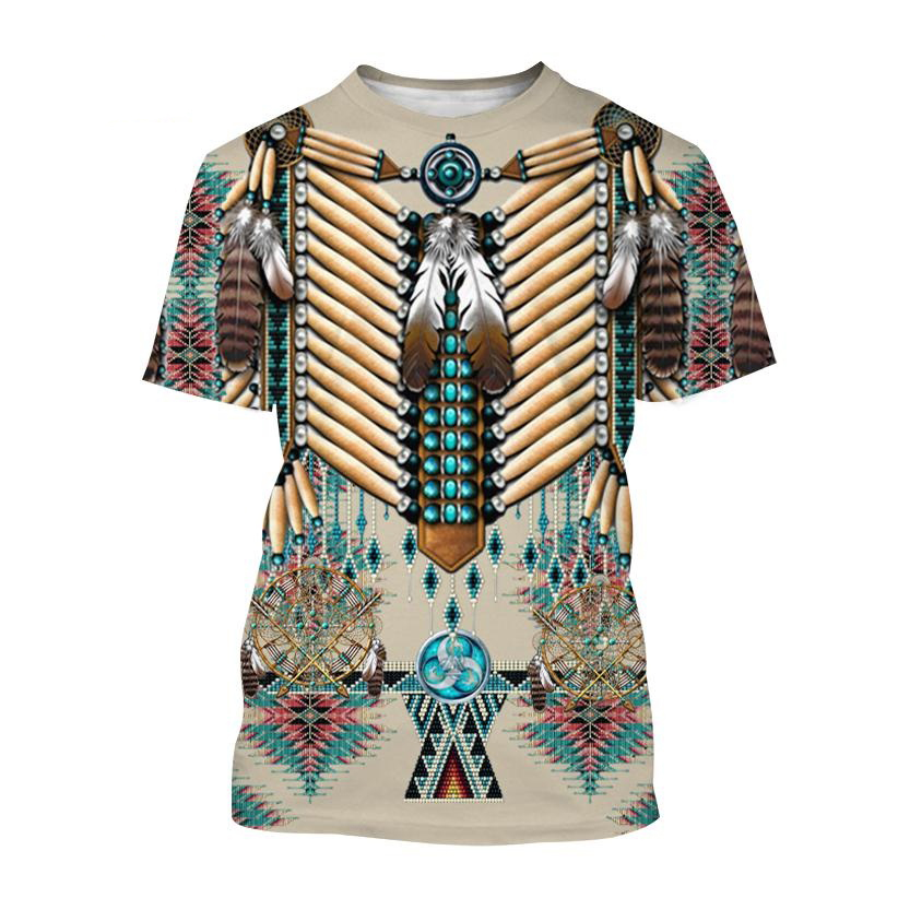 Koszulki z nadrukiem 3D w styl – Fashion Ethnic Indian Clothing recenzja i cena