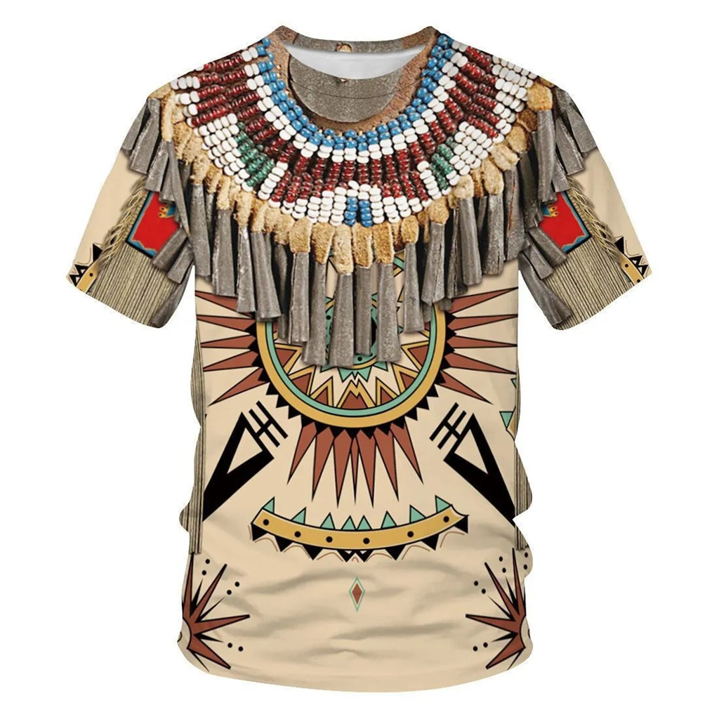 Letnie koszulki z nadrukiem 3D – Fashion Ethnic Indian Clothing recenzja i cena