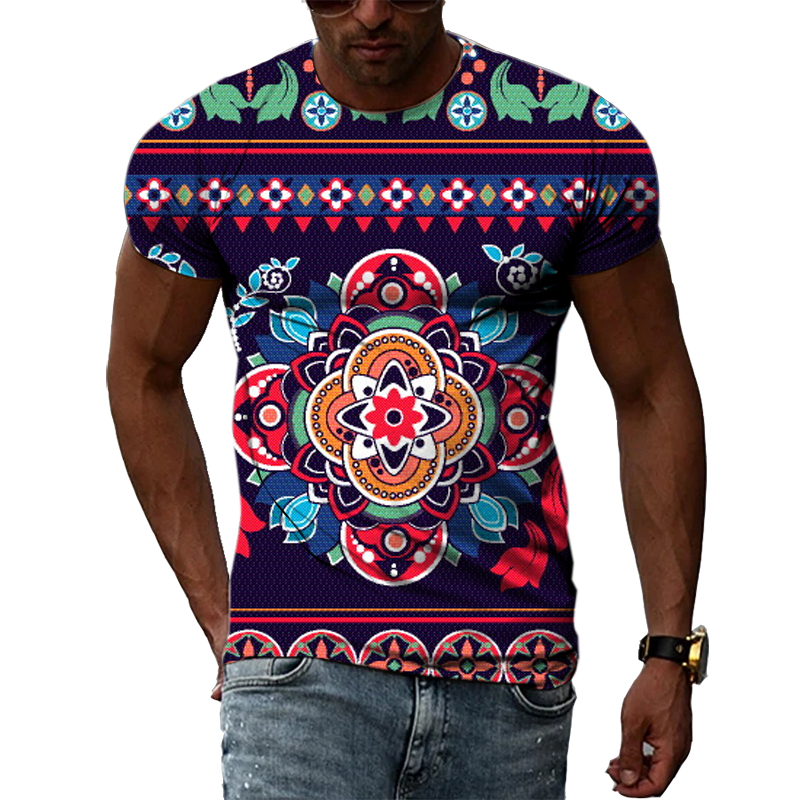 Nowy 3D moda etniczny kolorowy – Men'S Ethnic Fashion Trends recenzja i cena