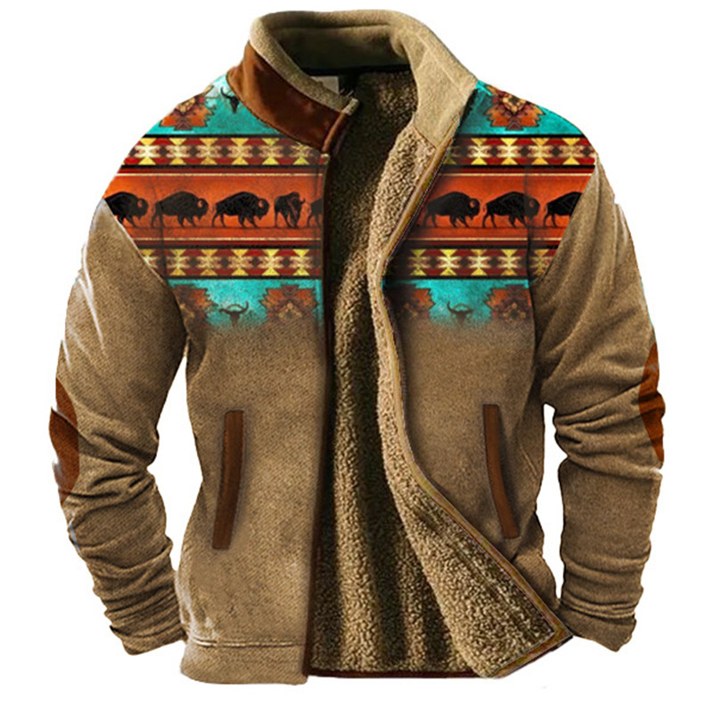 Zimowa męska kurtka z długim r – Fashion Ethnic Wear For Men recenzja i cena